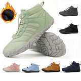 Womens Mens Waterproof Winter Barefoot Shoes Snow Boots Cotton Warm