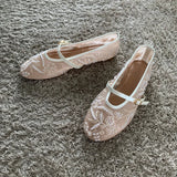 2026 Summer Women Mary Jane Shoes Embroidered Flower Brand Breathable