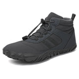 Womens Mens Waterproof Winter Barefoot Shoes Snow Boots Cotton Warm