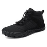 Womens Mens Waterproof Winter Barefoot Shoes Snow Boots Cotton Warm