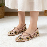 New Mesh Breathable Ballet Flats Women Luxury Designer Embroidered