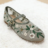 New Mesh Breathable Ballet Flats Women Luxury Designer Embroidered