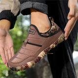 Winter Men Warm Cotton Shoes Waterproof Warm Non-slip Outdoor Casual