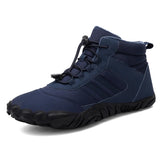 Womens Mens Waterproof Winter Barefoot Shoes Snow Boots Cotton Warm