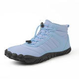 Womens Mens Waterproof Winter Barefoot Shoes Snow Boots Cotton Warm