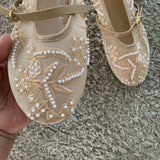 2026 Summer Women Mary Jane Shoes Embroidered Flower Brand Breathable